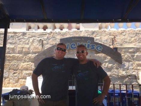 We ride together, we dive together. Dive buddies for life!