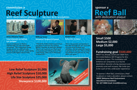 BREEF reef sculpture garden postcard PRINT2