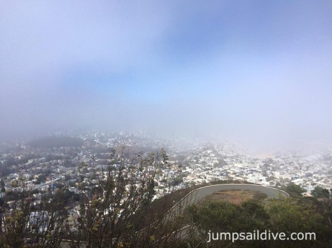 The view from Twin Peaks...can you see the city?